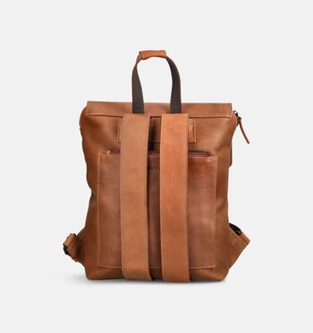 Saccoo Rugzakken Cognac