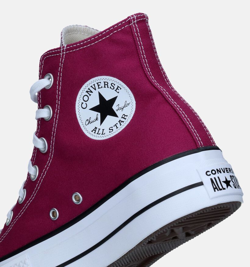 Converse CT All Star Lift Baskets en Rose pour femmes (332790)