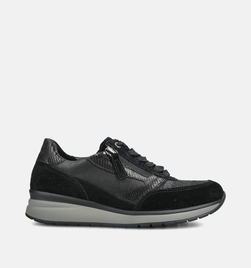 Gabor Zwarte Sneakers voor dames (376986) - geschikt voor steunzolen