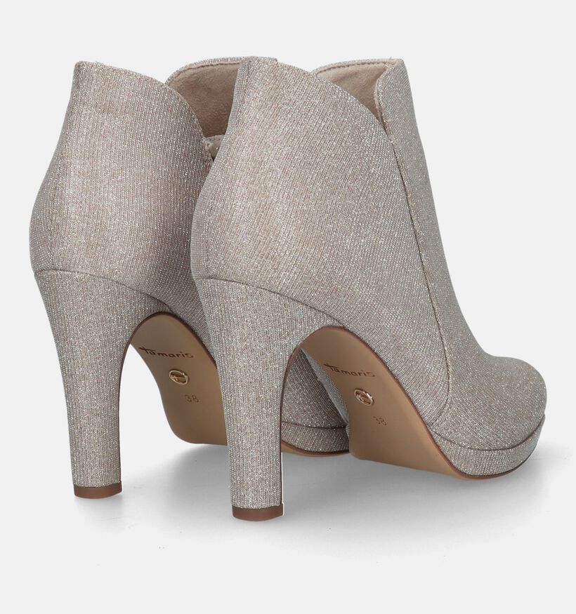Tamaris Bottines avec talon haut en Noir pour femmes (330501)