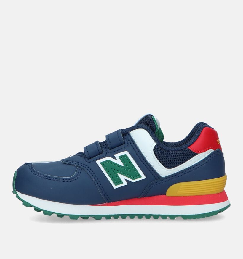 New Balance PV574CT Baskets en Bleu pour filles, garçons (327753) - pour semelles orthopédiques