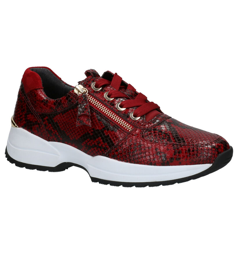 Gabor OptiFit Chaussures basses en Rouge en cuir (260105)