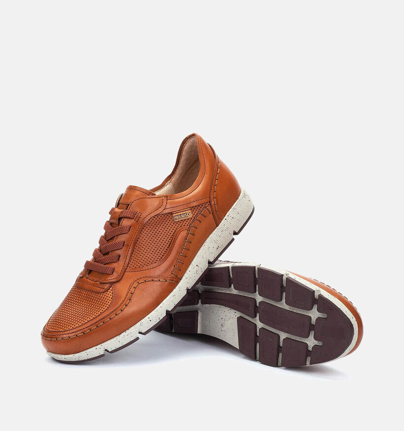 Pikolinos Fuencarral Cognac Veterschoenen voor heren (356154) - geschikt voor steunzolen