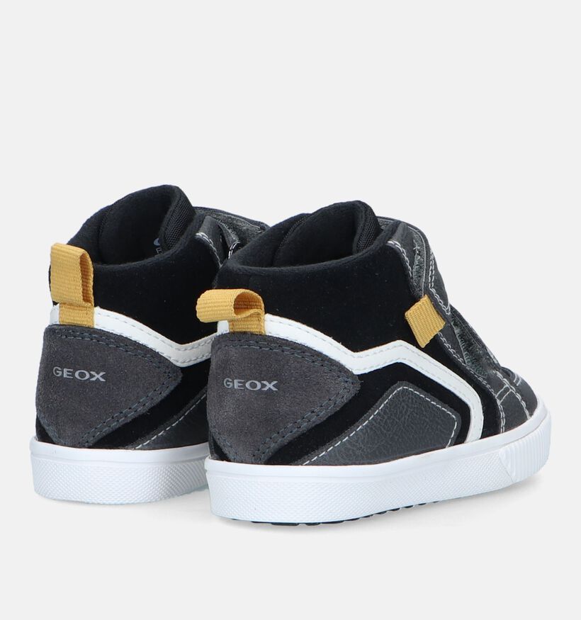 Geox Kilwi Chaussures avec velcro en Noir pour garçons (330059) - pour semelles orthopédiques