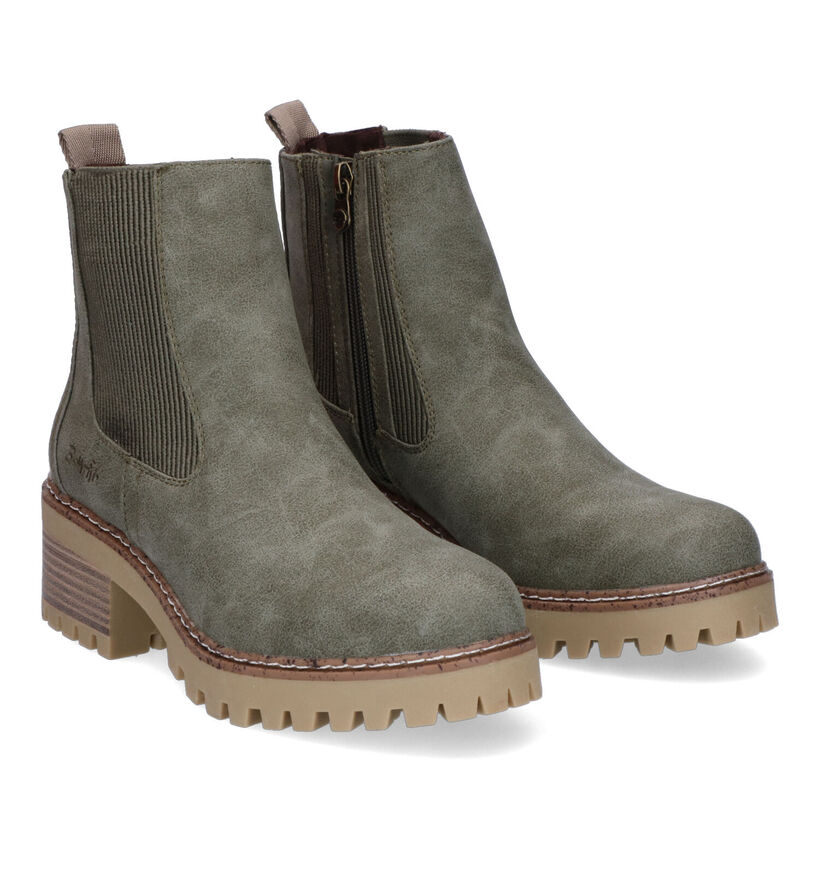 Blowfish Malibu Leven Chelsea Bottines en Noir en simili cuir (314144)