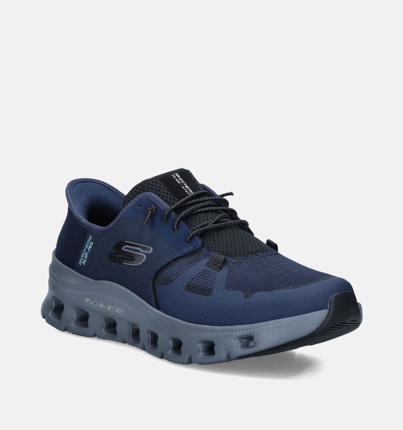 Skechers Glide Step Pro Baskets en Bleu pour hommes (345191)