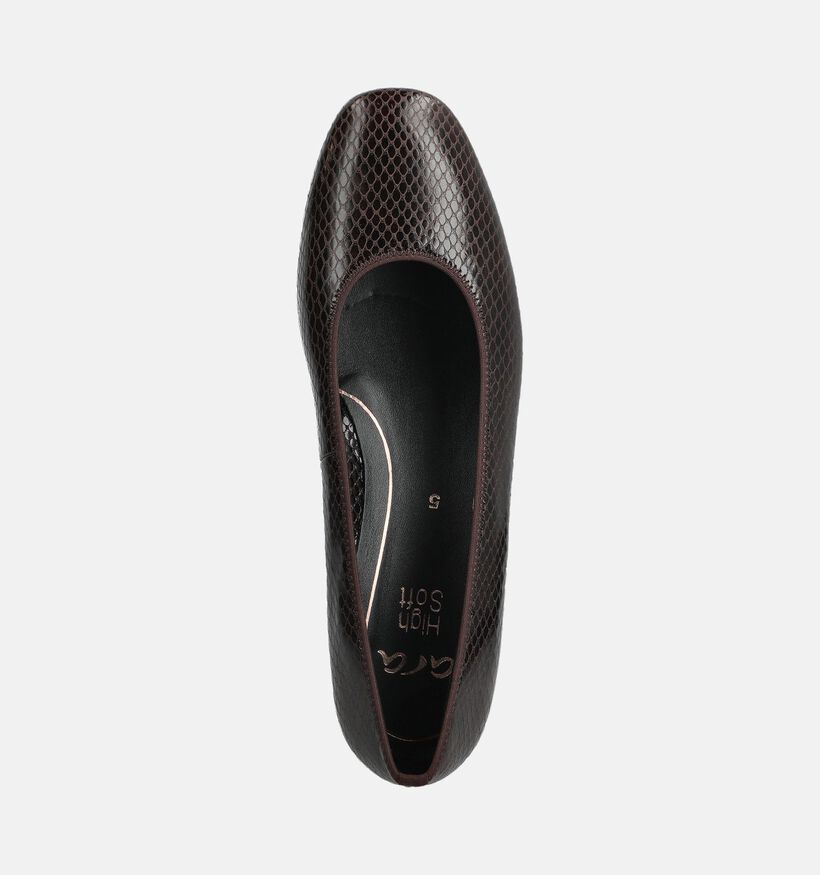 Ara Highsoft Donkerbruine Pump met Lage Hak voor dames (380002)