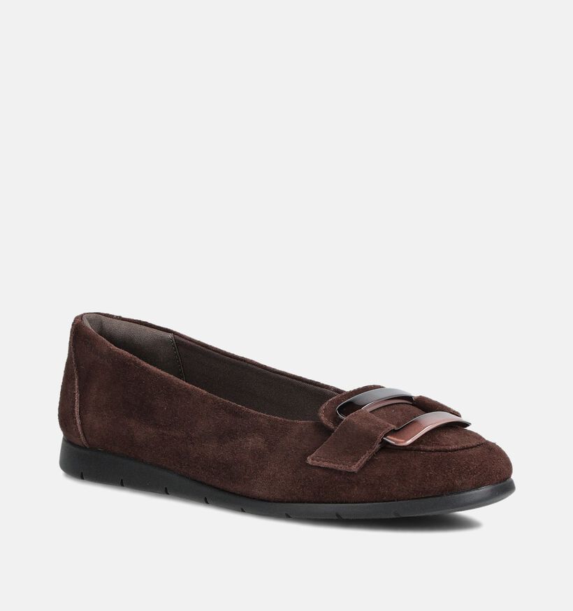 Tamaris Donkerbruine Ballerina's voor dames (360578)
