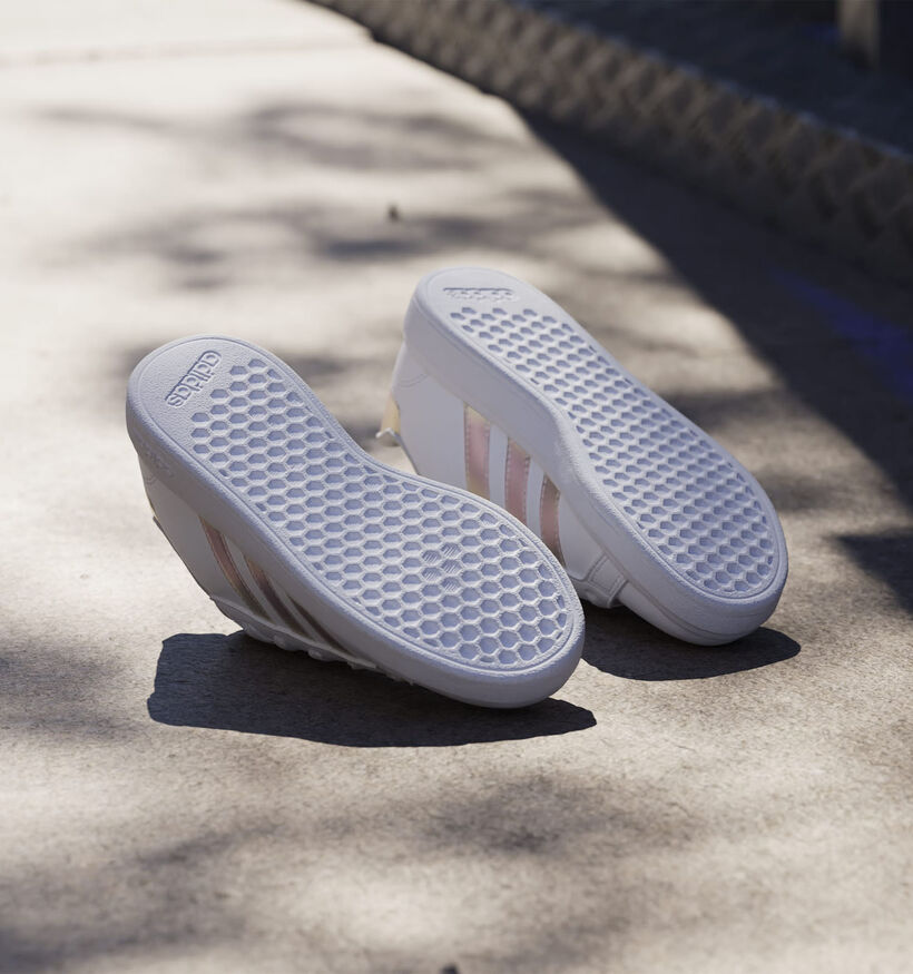 adidas Grand Court 2.0 Witte Sneakers Cloud White voor meisjes (359665) - geschikt voor steunzolen