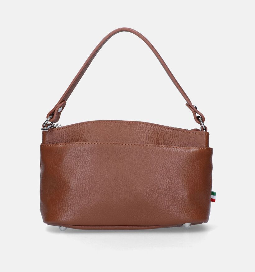 Time Mode Giov Sac à bandoulière en Cognac pour femmes (337476)