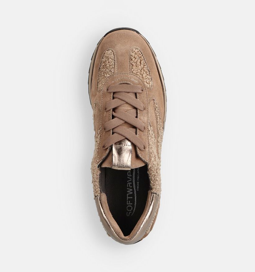 Softwaves Baskets en Beige/Or pour femmes (364908) - pour semelles orthopédiques