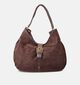 Carmela Donkerbruine Schoudertas voor dames (380302)