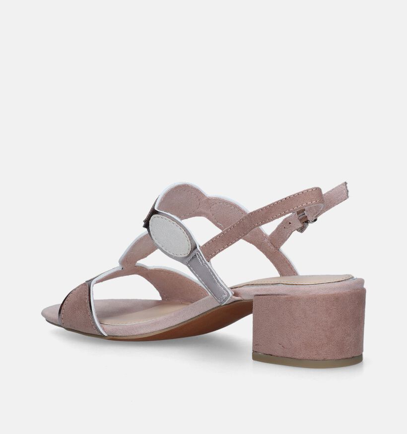 Marco Tozzi Beige Sandalen Met Blokhak voor dames (338345)