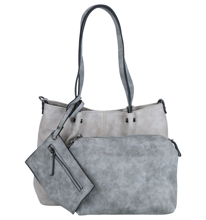 Emily & Noah Sac à bandoulière bag in bag en Gris en simili cuir (282172)