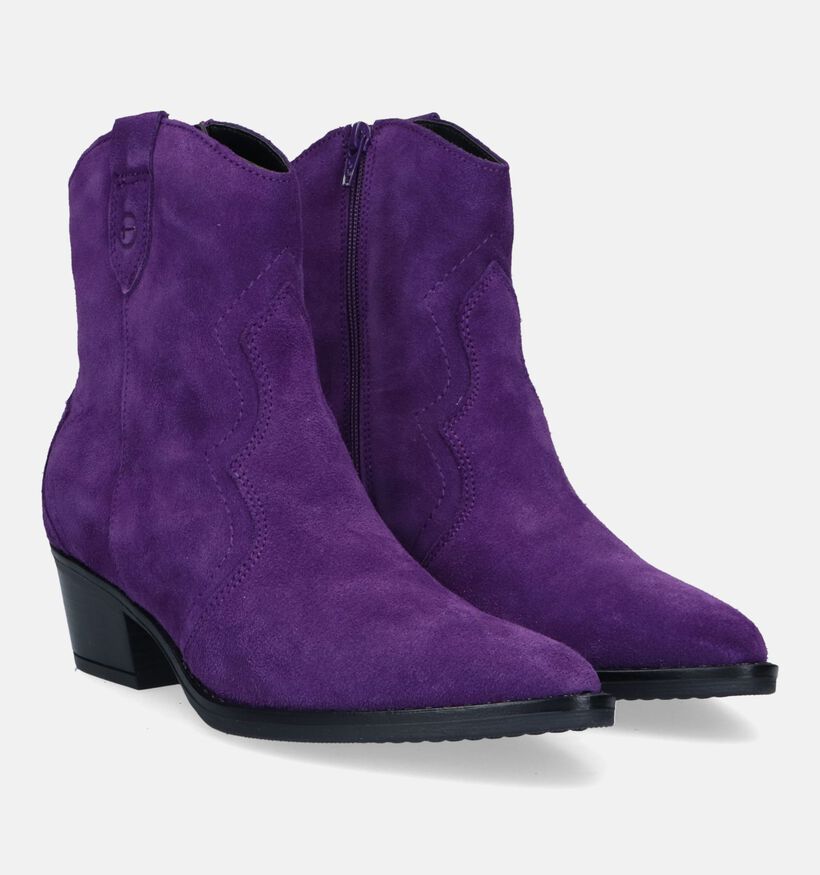 Tamaris Santiags en Violet foncé pour femmes (333103)