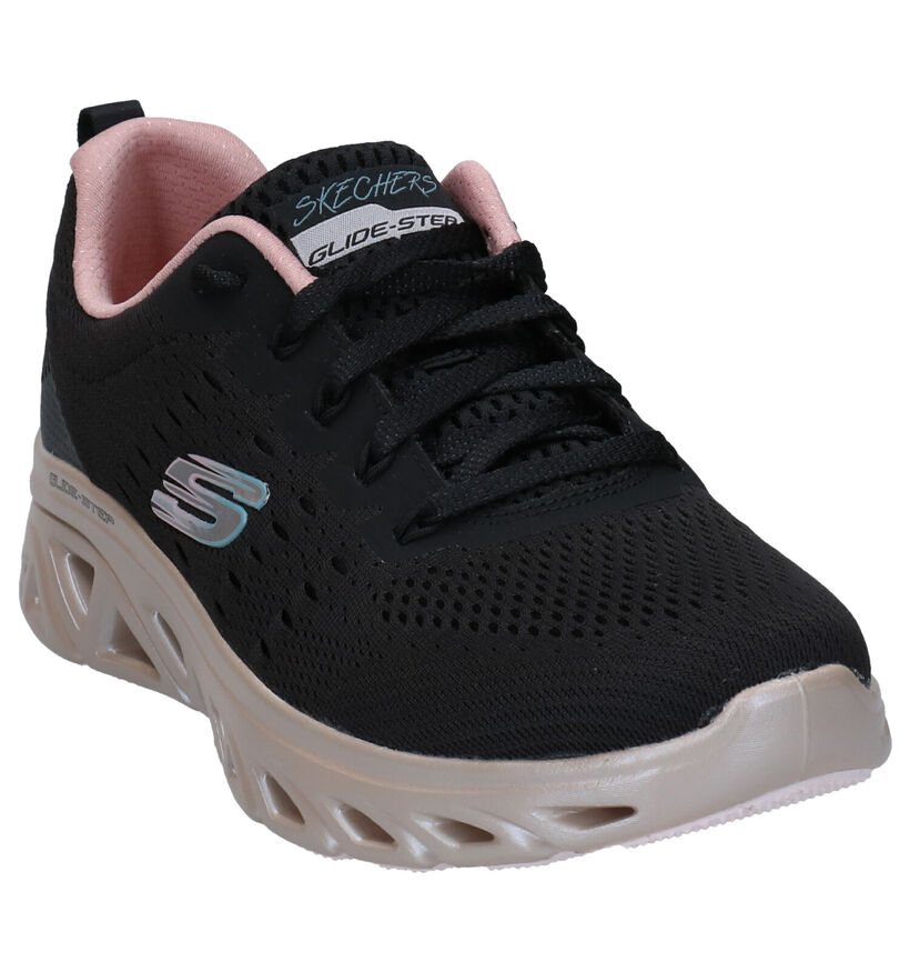Skechers Glide Step Baskets en Noir pour femmes (293940) - pour semelles orthopédiques