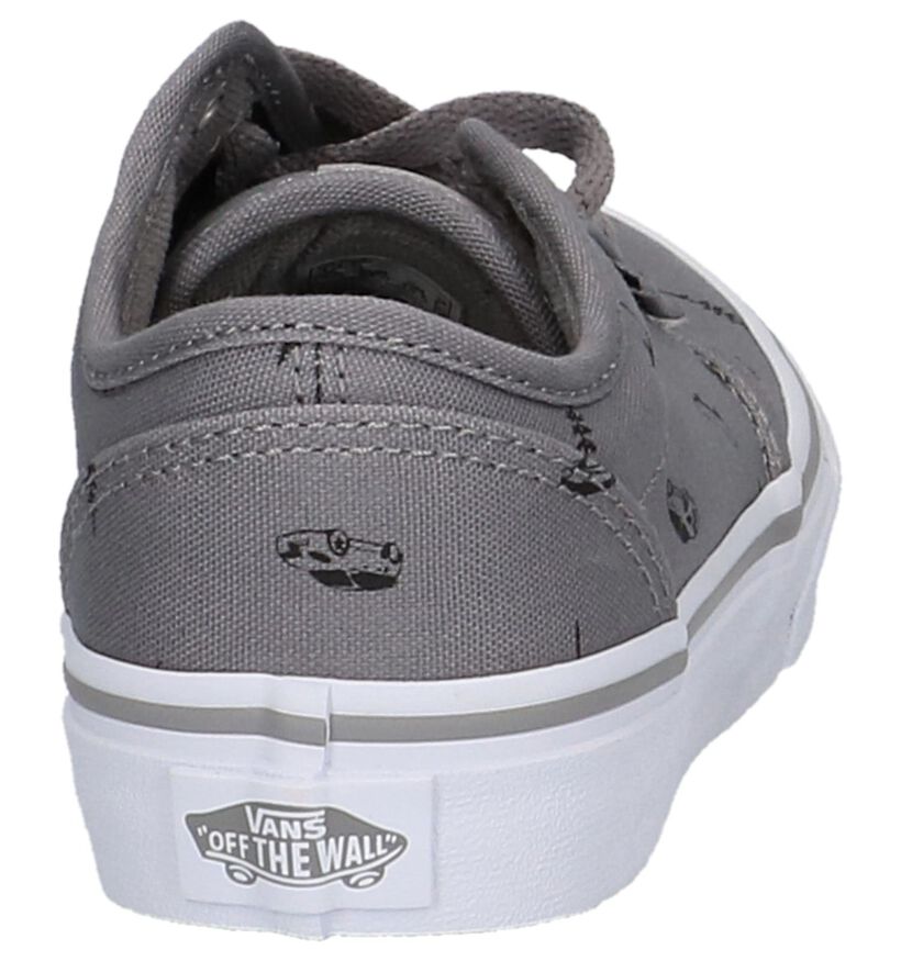 Vans Atwood Baskets de skate en Noir en textile (239844)
