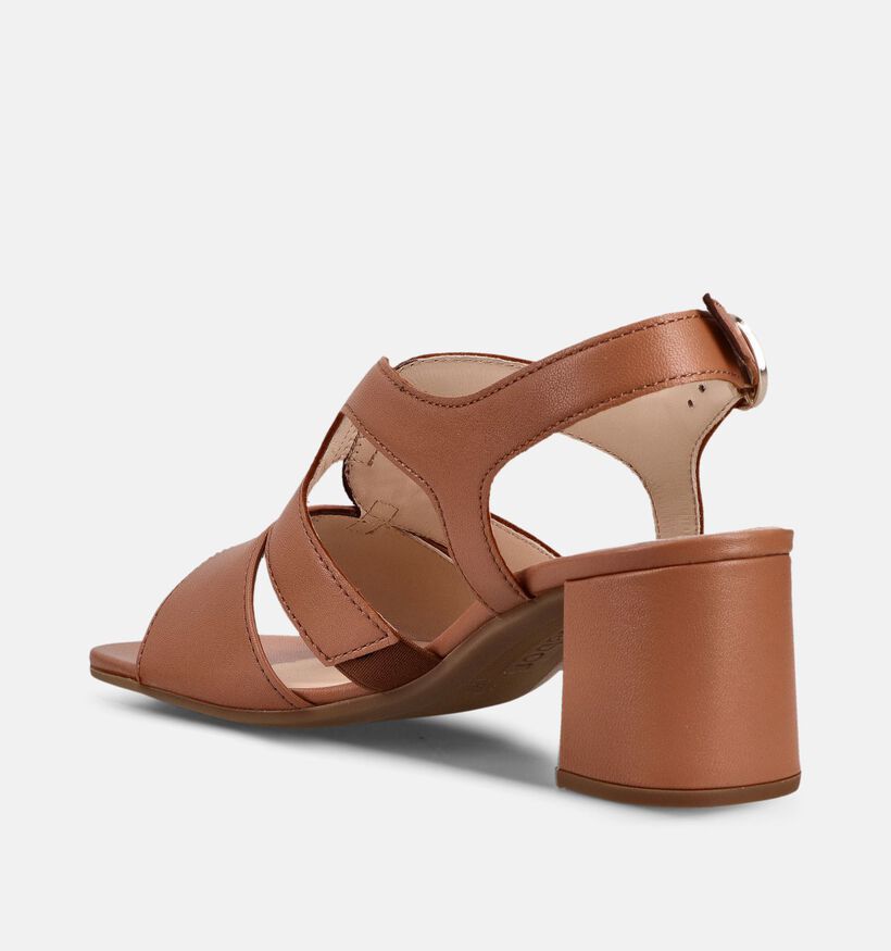 Best Fitting Sandales &agrave; talons en Cognac pour femmes (371138)