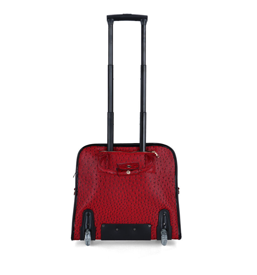 Olivia Lauren Stripes Sac à roulettes en Noir pour femmes (341732)