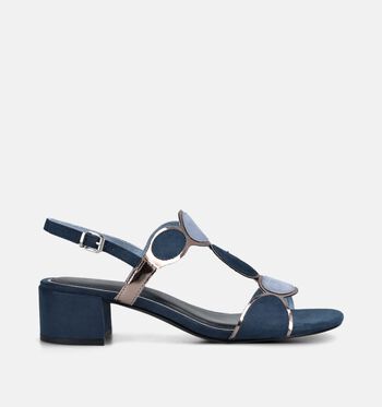 Marco Tozzi Sandalen Beige/Blauw