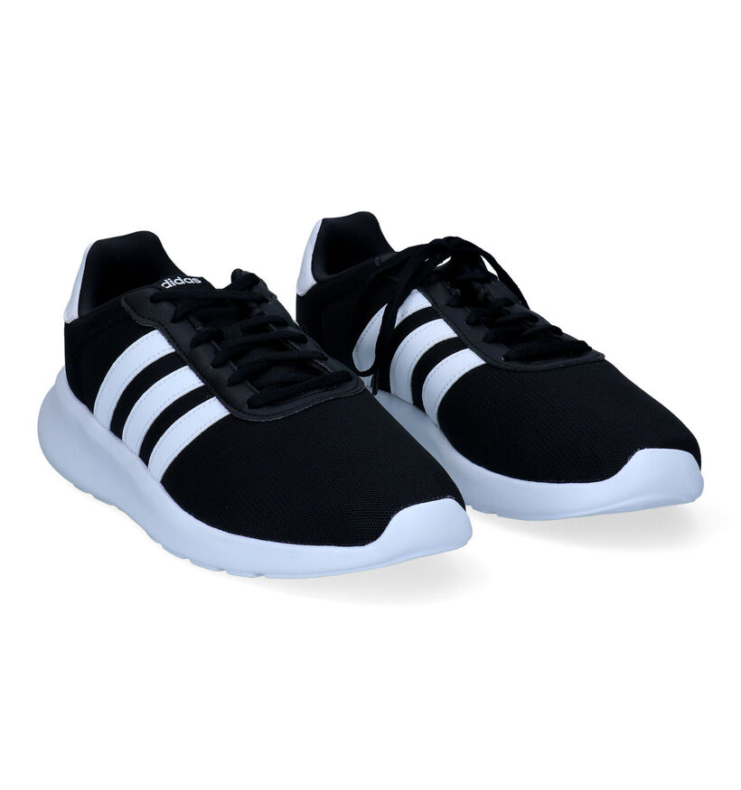 adidas Lite Racer Zwarte Sneakers in stof (308510)