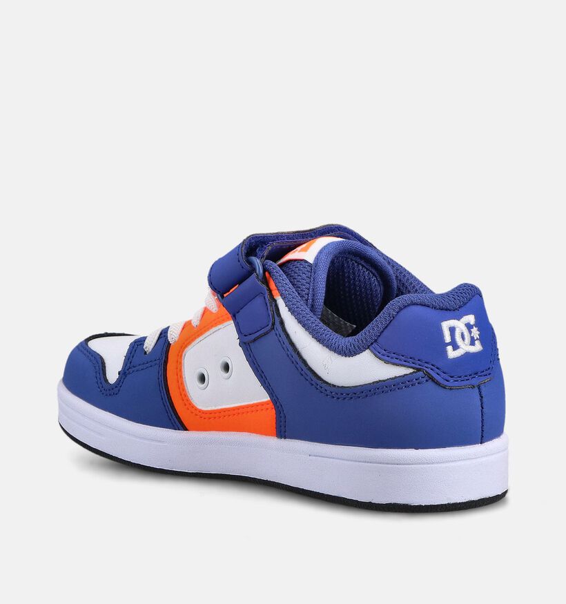 DC Shoes Manteca 4 Blauwe/Oranje Sneakers voor jongens, meisjes (368721)