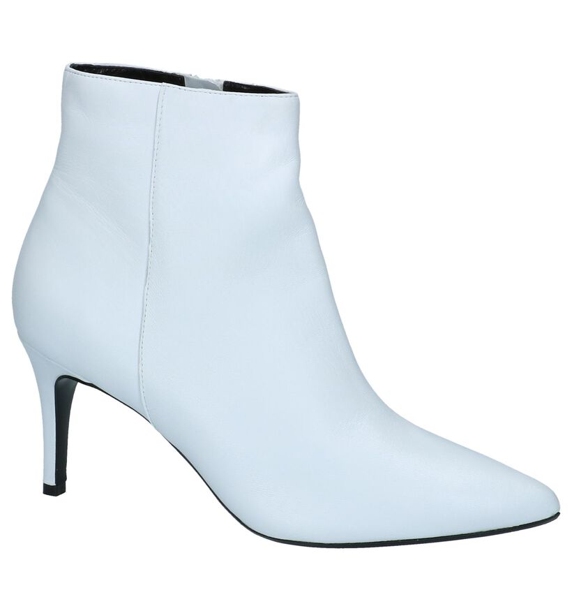 Dune Bottillons en Blanc en cuir (223103)