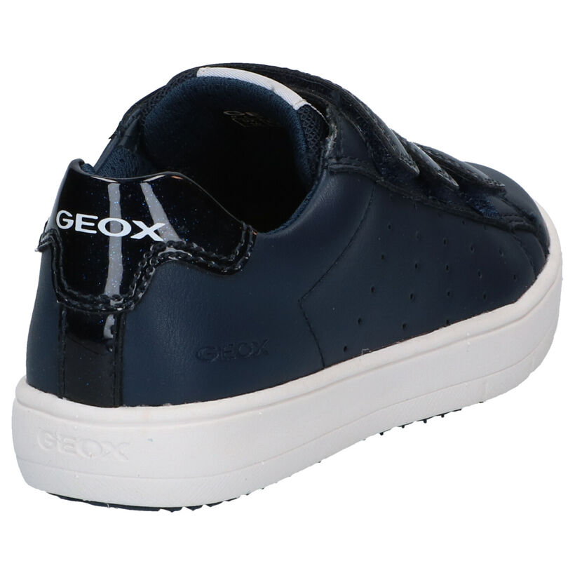 Geox Silenex Blauwe Velcroschoenen in kunstleer (286922)