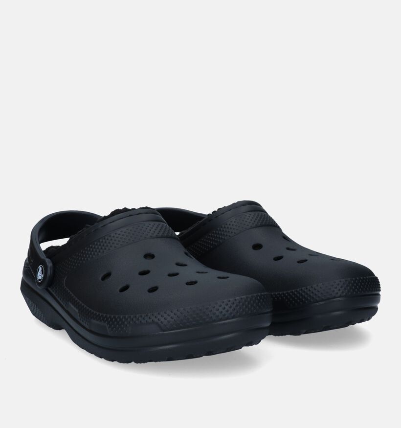 Crocs Classic Lined Zwarte Slippers voor heren (329656)