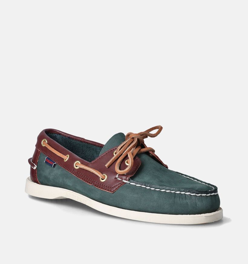 Sebago Dockside Portland Spinnaker Groene Bootschoenen voor heren (353754)