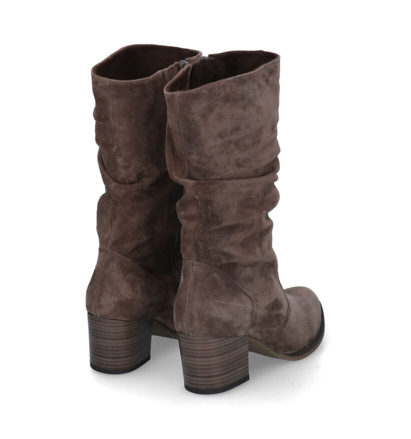 Comfort Bottes courtes en Brun foncé pour femmes (315332)