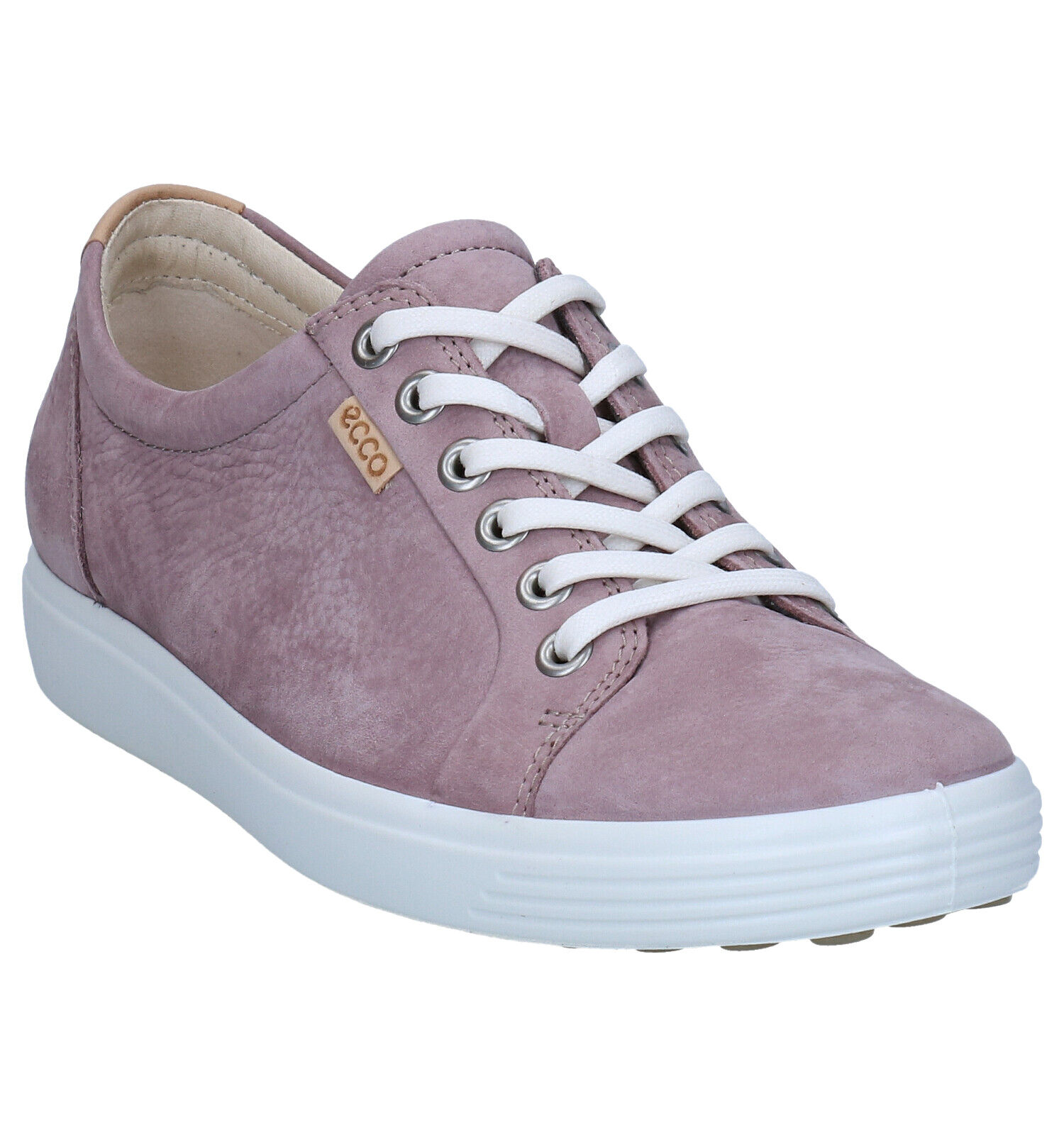 ECCO Soft 7 Paarse Veterschoenen Dames Lage schoenen Online op TORFS.BE