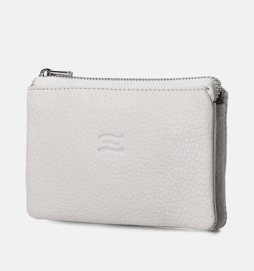 Crinkles Portefeuille en Ecru pour femmes (358504)