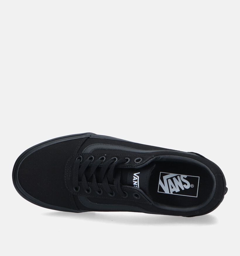 Vans Ward Platform Baskets de skate en Noir pour femmes (328043)