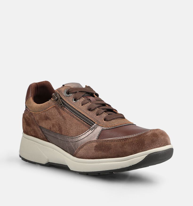 Xsensible Pristina Baskets en Cognac pour femmes (379000) - pour semelles orthop&eacute;diques