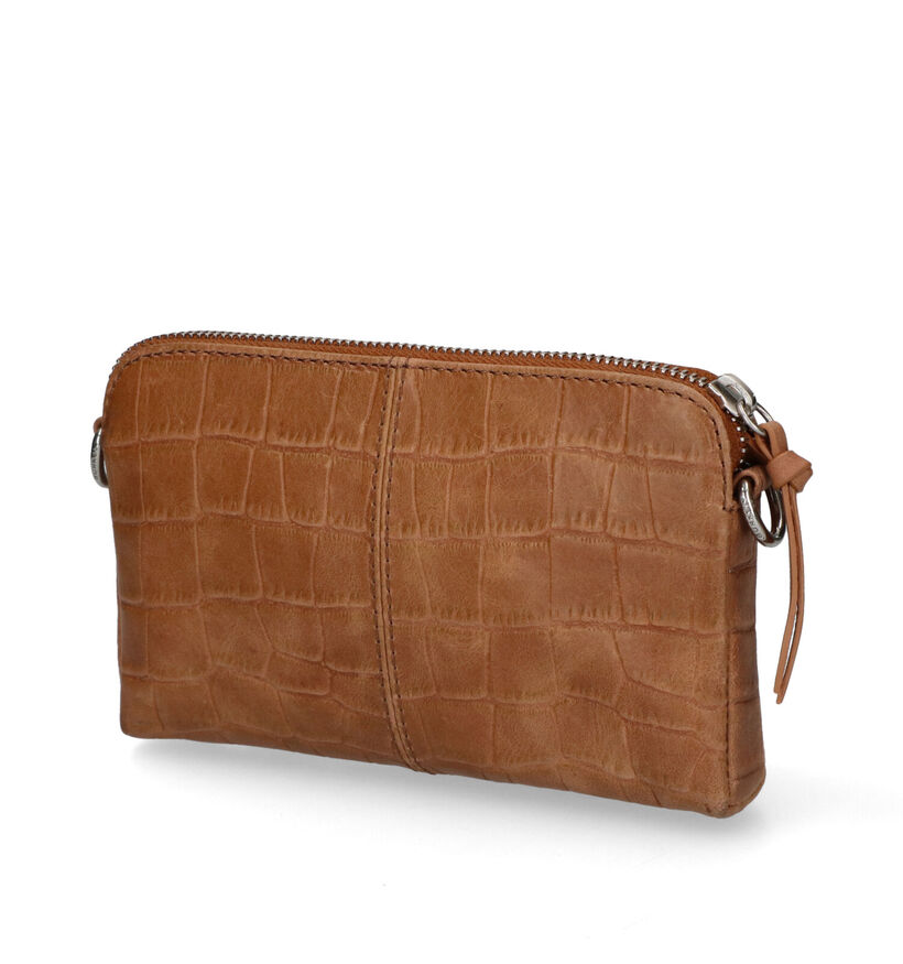 Burkely Icon Ivy Zwarte Crossbody Tas in leer (307981)