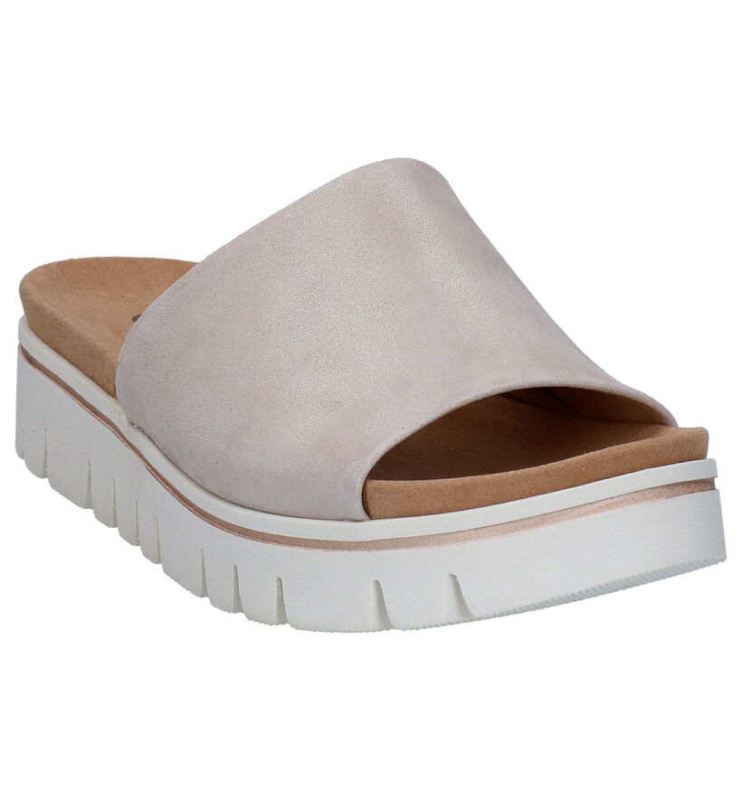 Gabor Beige Muiltjes in nubuck (289530)