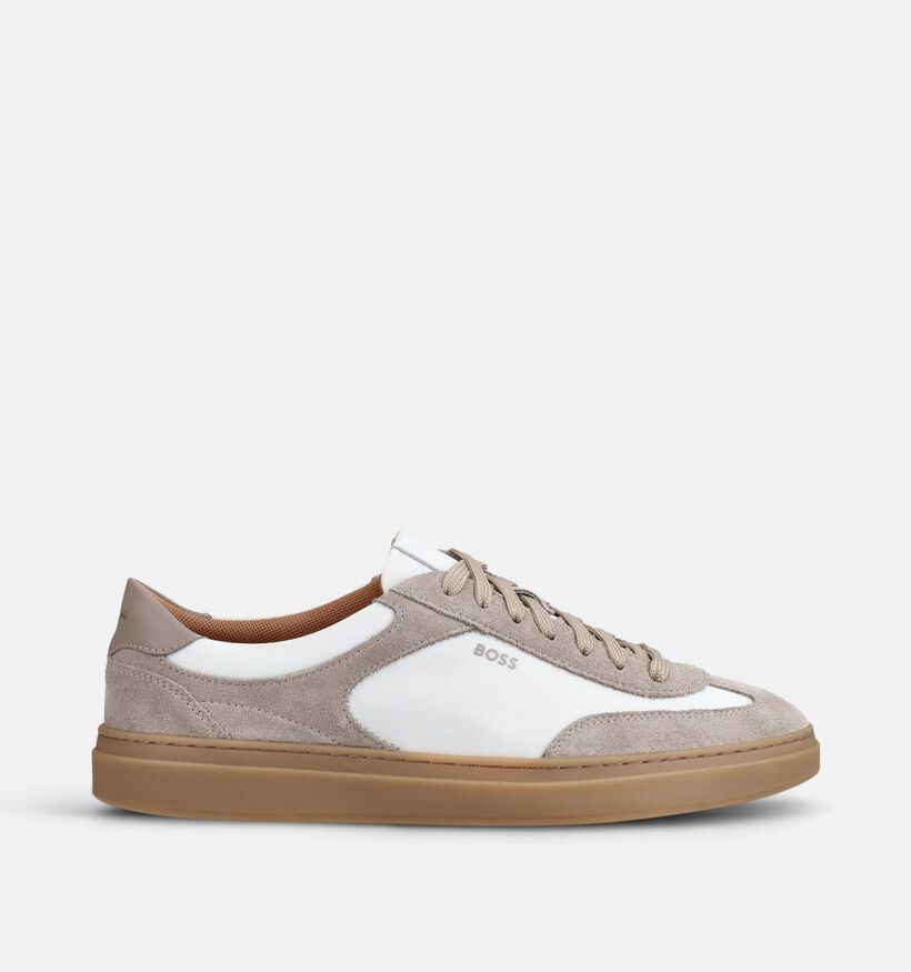 Boss Lichtbeige Sneakers voor heren (369013) - geschikt voor steunzolen