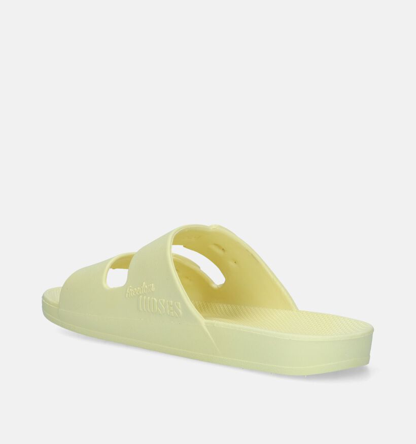 Freedom Moses Basic Nu-pieds en Jaune pour femmes (340274)