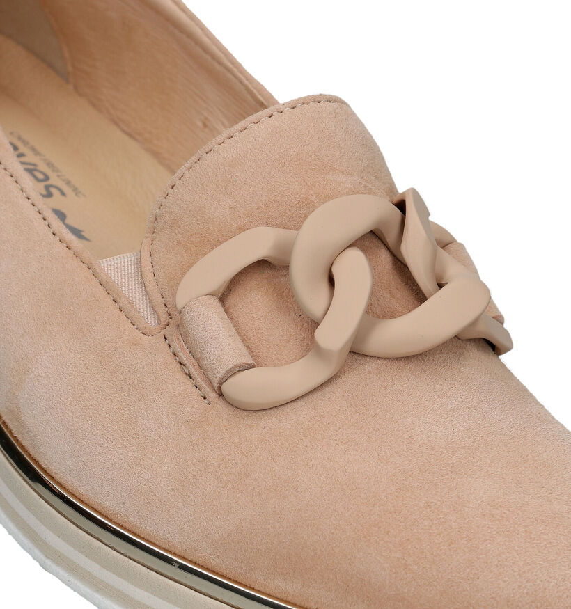 Softwaves Cognac Mocassins in daim (325076)
