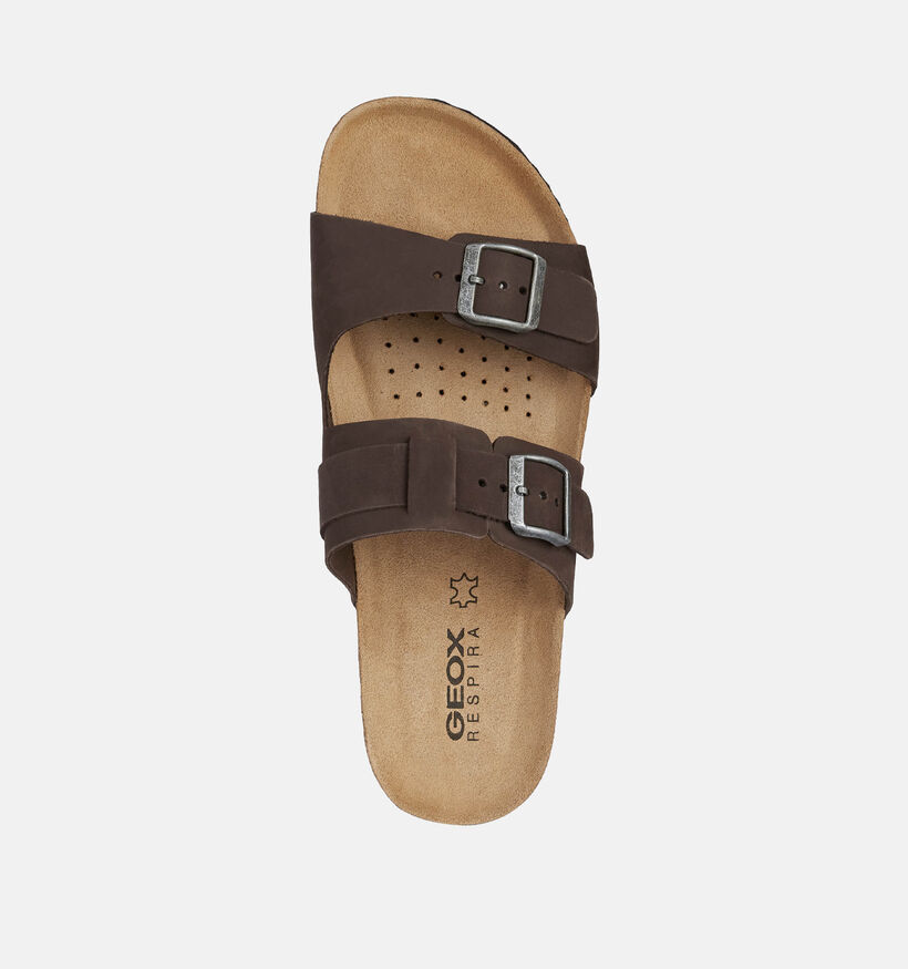 Geox Ghita Nu-pieds en Marron pour hommes (351619)