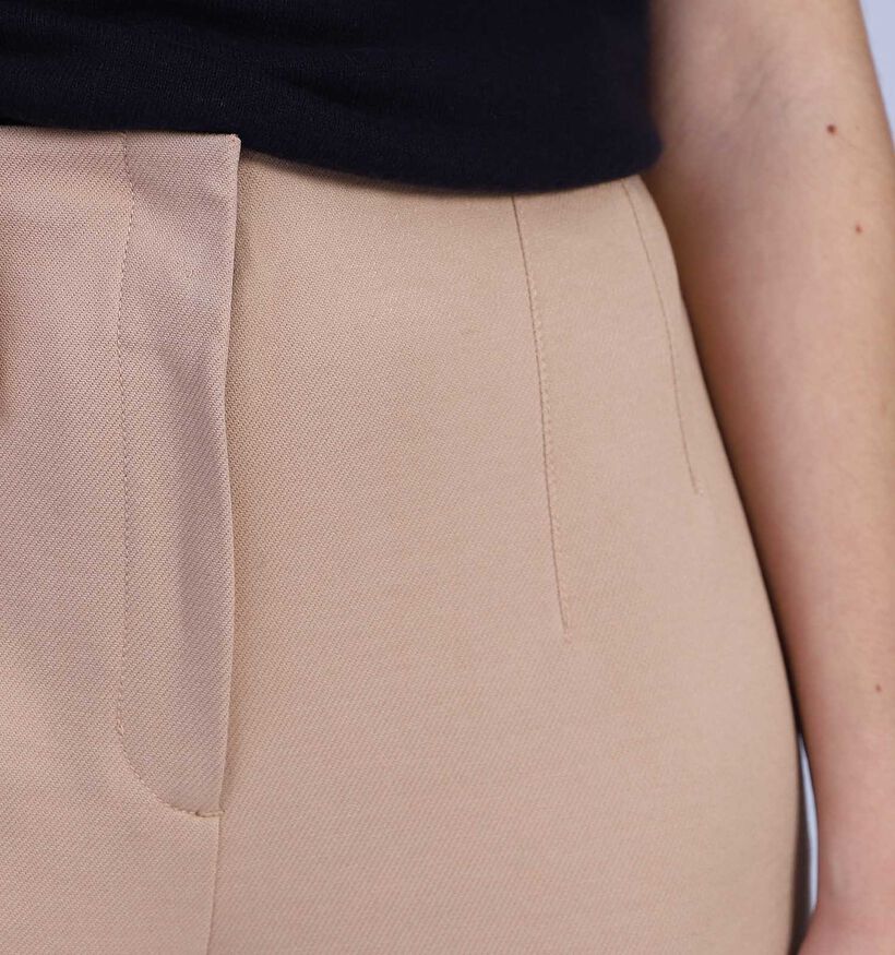 comma Pantalon Habilées en Beige (304387)