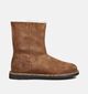 Birkenstock Bottines Fourrées en Camel pour femmes (360255) - pour semelles orthopédiques