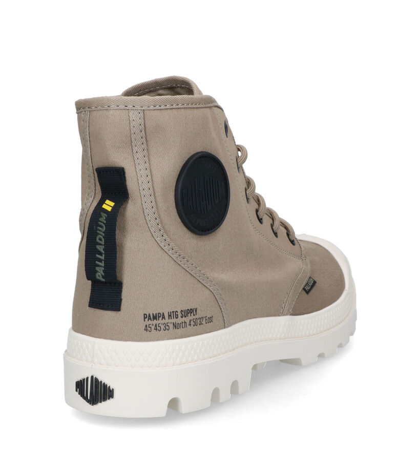 Palladium Pampa Hi Bottines en Beige pour hommes (336494) - pour semelles orthopédiques