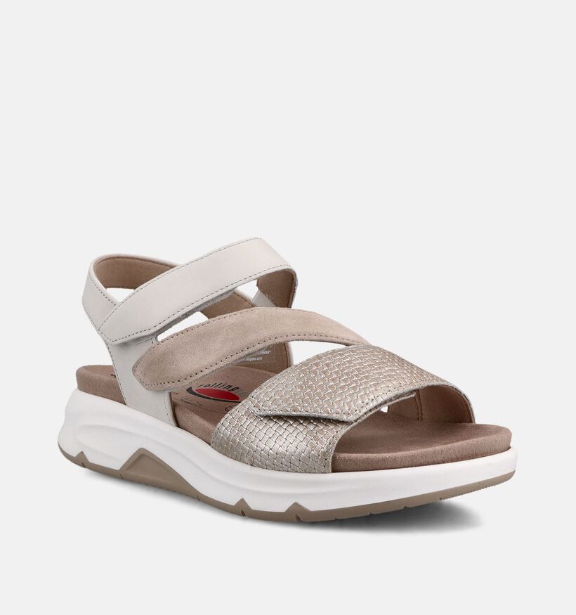 Gabor Beige Sandalen voor Steunzolen voor dames (371188) - geschikt voor steunzolen