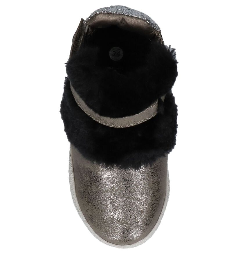 Bronzen Hoge Schoentjes K3 in faux fur (226646)