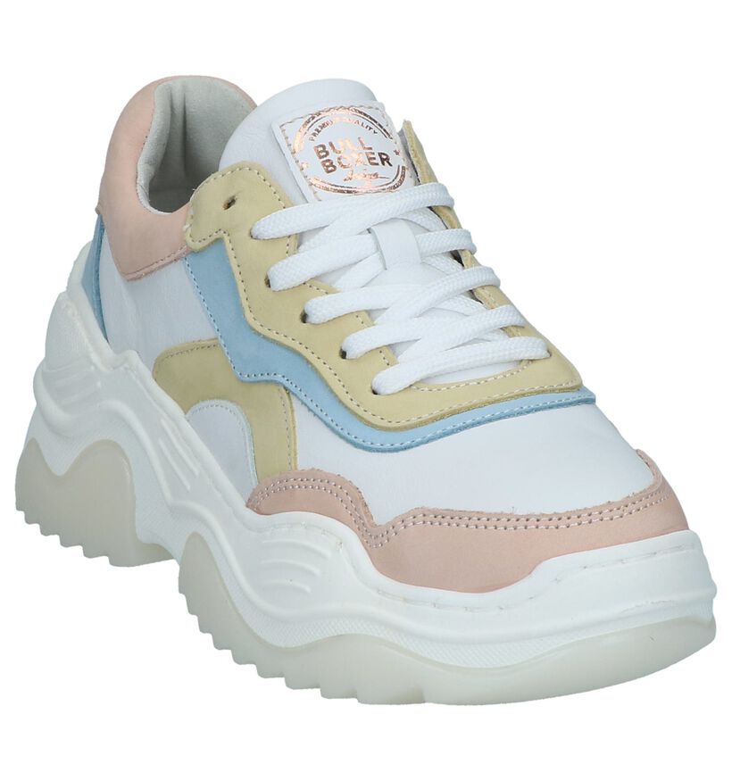 Nineties Sneakers Bullboxer Wit in leer (248693)