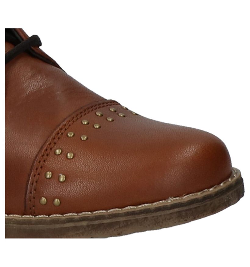 Hampton Bays Chaussures hautes en Cognac en cuir (224115)