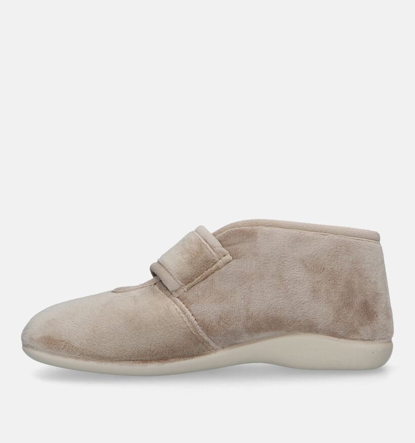 Hush Puppies Orill Beige Hoge pantoffels voor dames (329611)