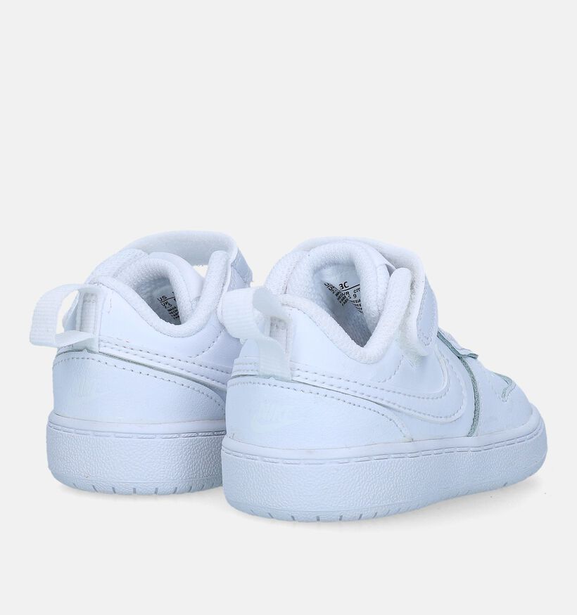 Nike Court Borough Witte Sneakers voor jongens (336656)